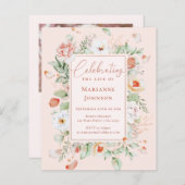 予算フローラ記念生命お祝い (正面/裏面)