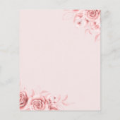 予算フローラ誕生日パーティバラ金ゴールド赤面 チラシ (裏面)