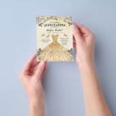 予算フローラ金ゴールドバタフライプリンセスキンセアニェラ チラシ (手)