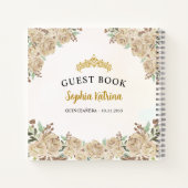 予算フローラ金ゴールドプリンセスキンセアニェラゲストハウス ノートブック (裏面)