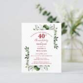 予算フローラ40周年結婚招待状 (スタンド正面)