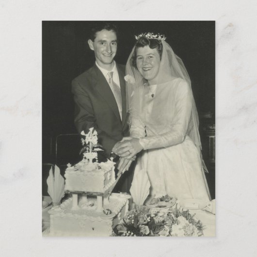 予算フローラ50周年記念写真招待状 (裏面)