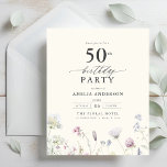 予算フローラ50番目の誕生日招待状 チラシ<br><div class="desc">庭祝フローラ書道50歳の誕生日の招待とスタイルで、マイルストーンのイベントに最適。フローラ鮮やかデザインと書エレガント道を取り揃え、お客様のお祝いにお洒落より洗練されたトーンを設定。緑豊かな庭園のテーマは、自然美しいと優雅なタイポグラフィを融合し、時代を超越した魅力的な外観を作り出す。屋外や庭をテーマにした集まりに最適で、この特別な機会の喜びを美しく捉え、40歳の誕生日の祭りに参加するゲストを楽しませる。</div>