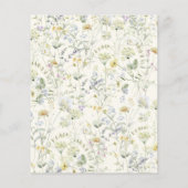 予算フローラ90番目の誕生日招待状 (裏面)