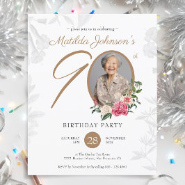 予算フローラ90th誕生日パーティーへの招待