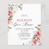 予算フローラ |ホリデーハウスパーティーフライヤー (正面)