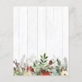 予算フローラ〔雄ジカの〕枝角クリスマスオーナメント交換 (裏面)