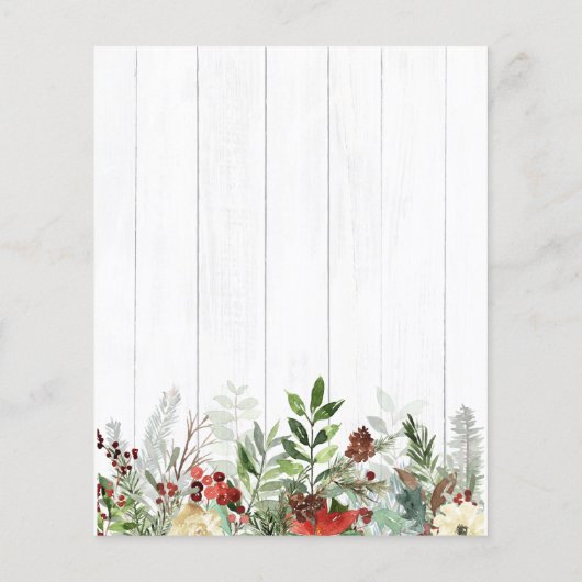 予算フローラ〔雄ジカの〕枝角クリスマスオーナメント交換 (裏面)