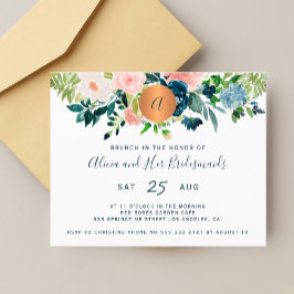 予算フローラbridesmaids brunch招待状