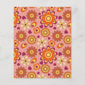 予算フローラGroovyブライダルシャワー招待 チラシ (裏面)