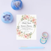 予算ブライダルシャワーの招待。 チラシ (シングル)