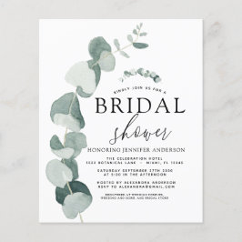 予算ブライダルシャワーグリーナリーユーカリ