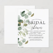 予算ブライダルシャワーグリーナリーユーカリ (正面/裏面)