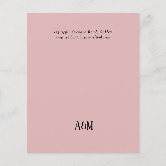 予算ブライダルシャワーダスティバラ結婚金ゴールド (裏面)