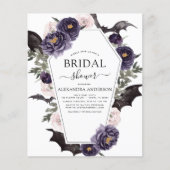 予算ブライダルシャワーハロウィンパープルオータム秋 チラシ (正面)