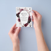 予算ブライダルシャワーハロウィーン秋秋フライヤー チラシ (手)