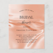 予算ブライダルシャワーバラ金ゴールドサテンシルク (正面)