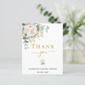 予算ブライダルシャワーフローラユーカリありがとう (スタンド正面)