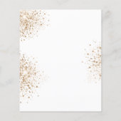 予算ブライダルシャワーユーカリグリッターゴールデン (裏面)