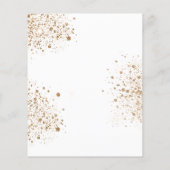 予算ブライダルシャワーユーカリ緑グリッター (裏面)