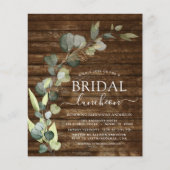 予算ブライダルシャワールンチョングリーンリーユーカリ チラシ (正面)