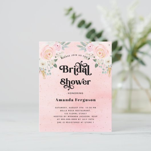 予算ブライダルシャワー赤面フローラソーシャルメディア (スタンド正面)