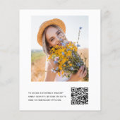 予算ブライダルシャワーQRコードフォトユーカリ (裏面)