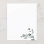 予算ブライダルルンチョンウォーターカラーユーカリ (裏面)