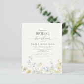 予算ブライダルルンチョンワイルドフラワー招待状 (スタンド正面)