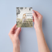 予算ブラックバラフォトオーバーレイ結婚式の招待 チラシ (手)