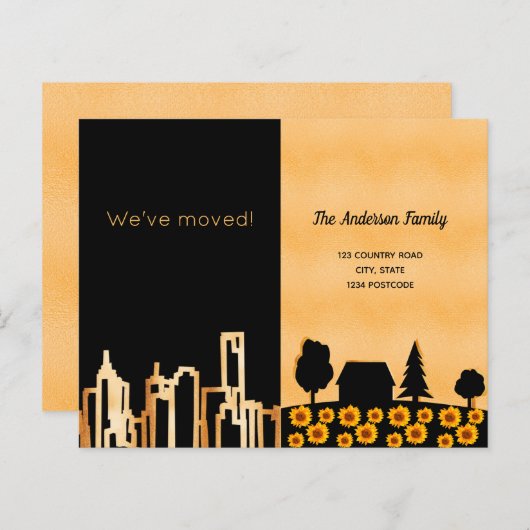 予算ブラック金ゴールド都市の国の移動発表 (正面/裏面)