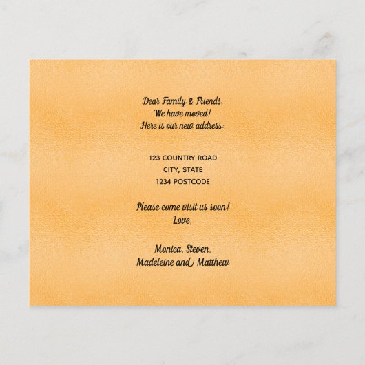 予算ブラック金ゴールド都市の国の移動発表 (裏面)