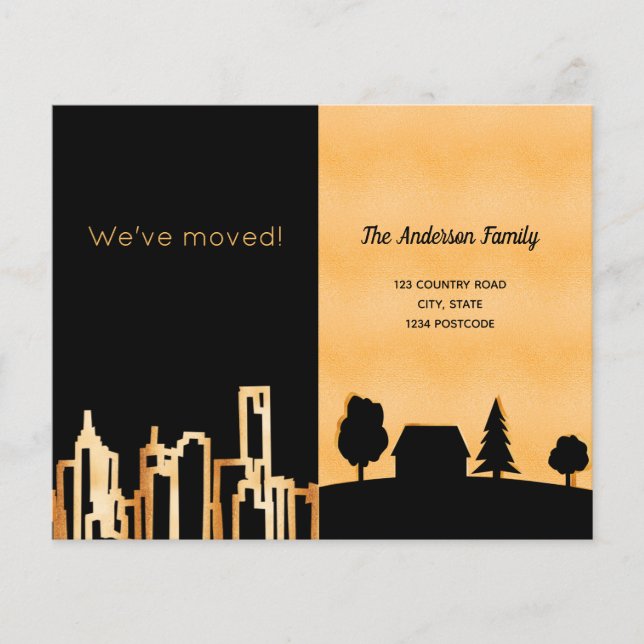 予算ブラック金ゴールド都市の国の移動発表 (正面)