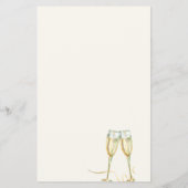 予算ブランチと泡立つブライダルシャワーの招待 チラシ (裏面)