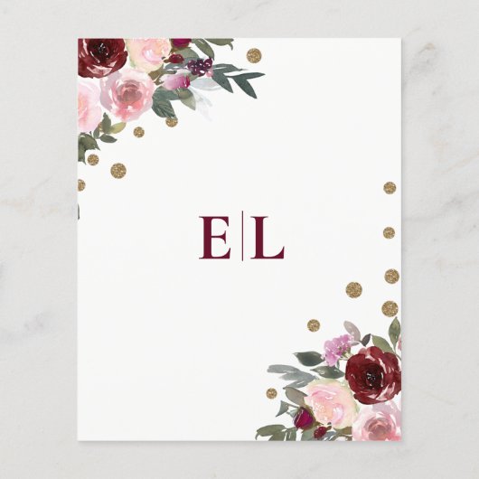 予算ブルゴーニュ赤面金ゴールドフローラ日付の保存 (裏面)