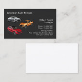 予算ブローカ車のテーマ 名刺 (正面/裏面)
