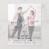 予算ブーズフード悪いダンスの写真日付を保存 (正面)