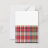 予算プレイドブライダルシャワー招待 ノートカード (裏面)