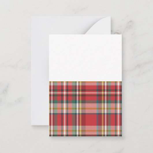 予算プレイドブライダルシャワー招待 ノートカード (裏面)