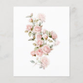 予算ベビーイン開花ベビーシャワー招待状 (裏面)