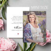 予算ベビーシャワモダンー写真ス感謝していトスクリプト ノートカード