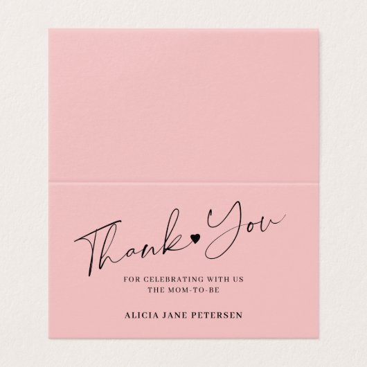 予算ベビーシャワースクリプトピンク感謝していユーエンクロージャー (外部フラット)