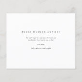 予算ベビー写真コラージュ生誕発表 (裏面)