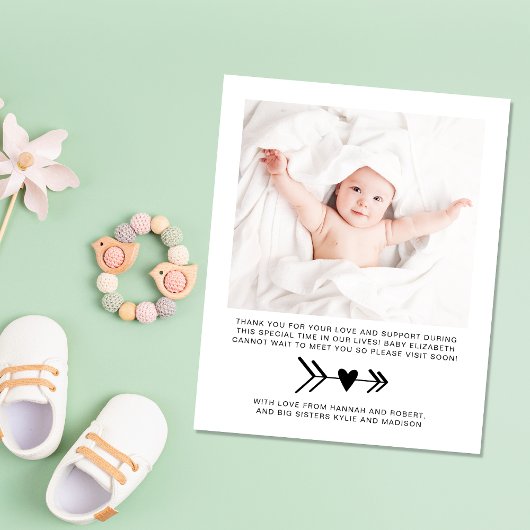 予算ベビー写真誕生のお知らせ