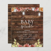 予算ベビー散水シャワーウ素朴ィードサンフラワー (正面/裏面)