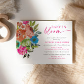 予算ベビー開花ピンクフローラガールベビーシャワー