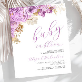 予算ベビー開花薄紫フローラベビーシャワー