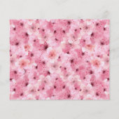 予算ベビー開花赤面ピンクフローラ赤ちゃんシャワー (裏面)