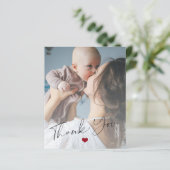 予算ベビー2の写真スクリプトサンキューカード (スタンド正面)
