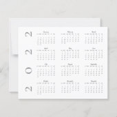 予算ペット写真2022カレンダーMerry Christmas (裏面)